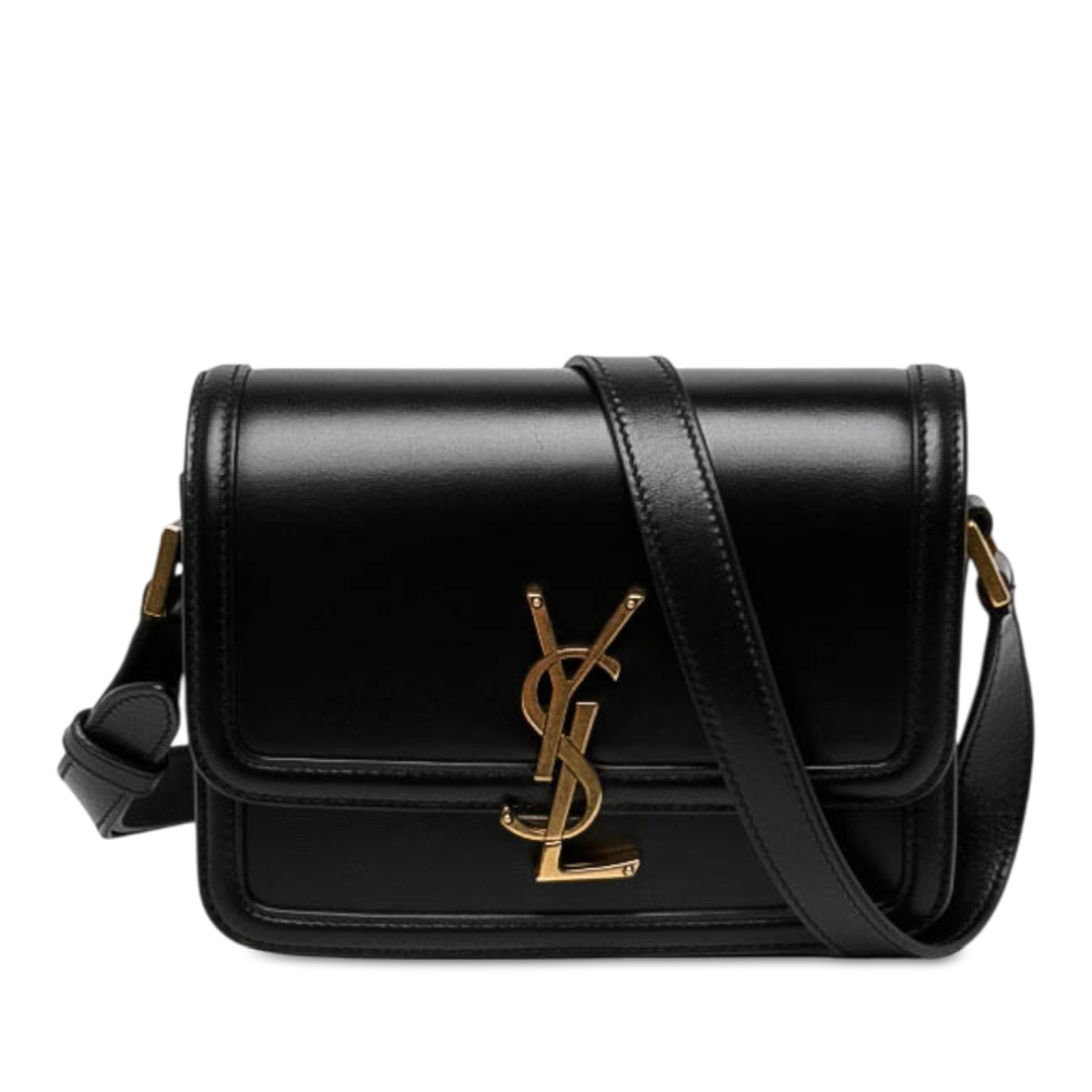 Pre-Loved Saint Laurent Small Calfskin Solferino Satchel In Box